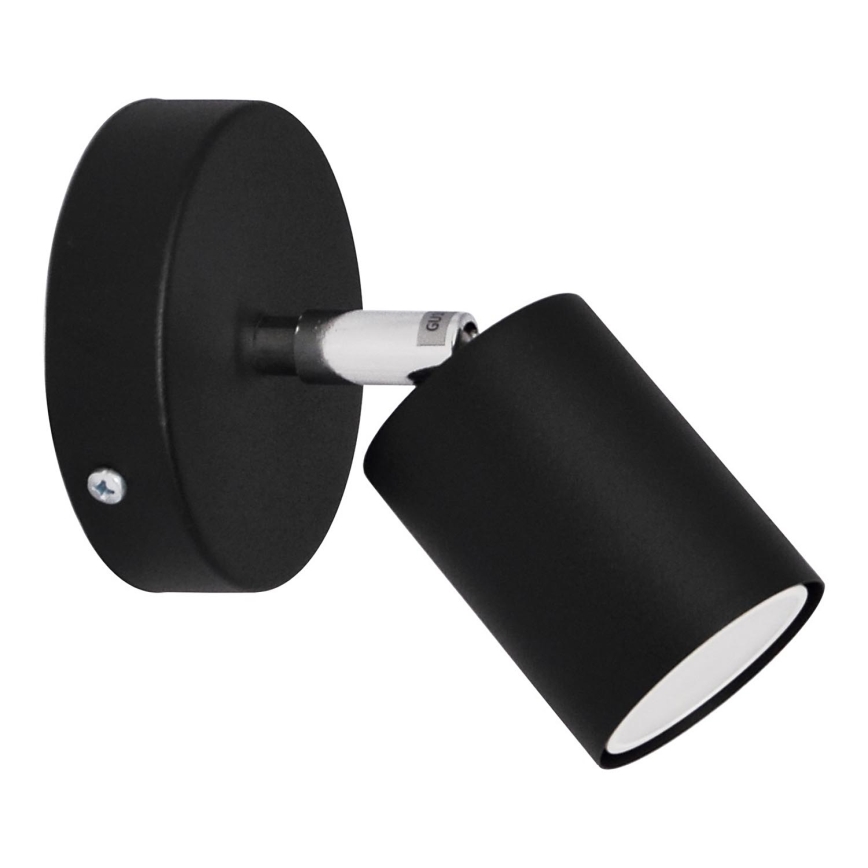 LED Zidna reflektorska lampa TUNE 1xGU10/4,8W/230V crno