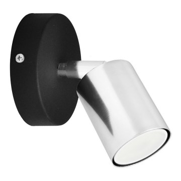 LED Zidna reflektorska lampa TUNE 1xGU10/4,8W/230V mat krom/crno