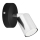 LED Zidna reflektorska lampa TUNE 1xGU10/4,8W/230V mat krom/crno