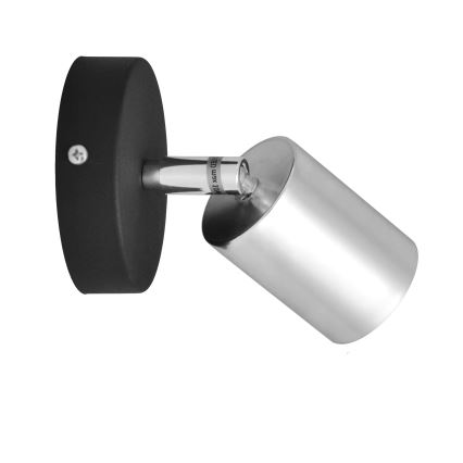 LED Zidna reflektorska lampa TUNE 1xGU10/4,8W/230V mat krom/crno