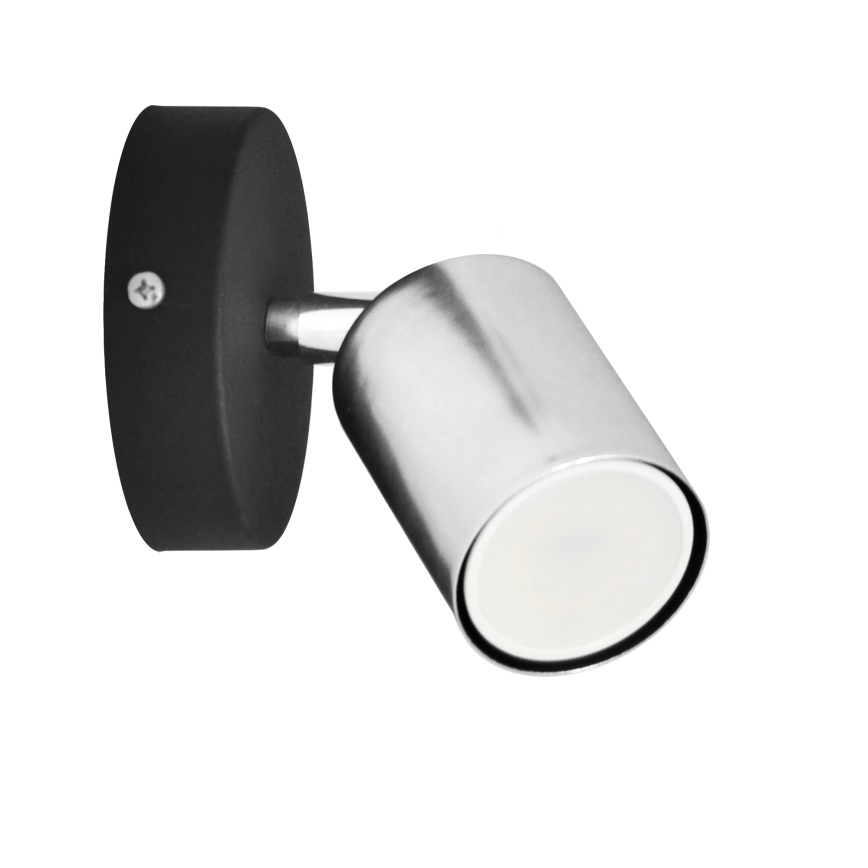 LED Zidna reflektorska lampa TUNE 1xGU10/4,8W/230V mat krom/crno