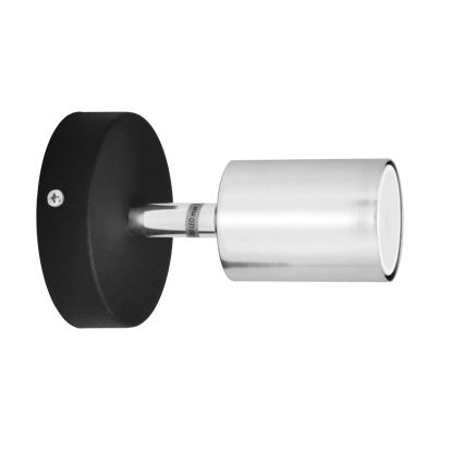 LED Zidna reflektorska lampa TUNE 1xGU10/4,8W/230V mat krom/crno