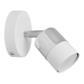 LED zidna spot svetiljka TUBSSON 1xGU10/4,8W/230V bela/sjajni hrom