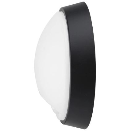 LED Zidno spoljašnje osvetljenje sa senzorom LED/12W/230V 3000/4000/6500K IP65 crno