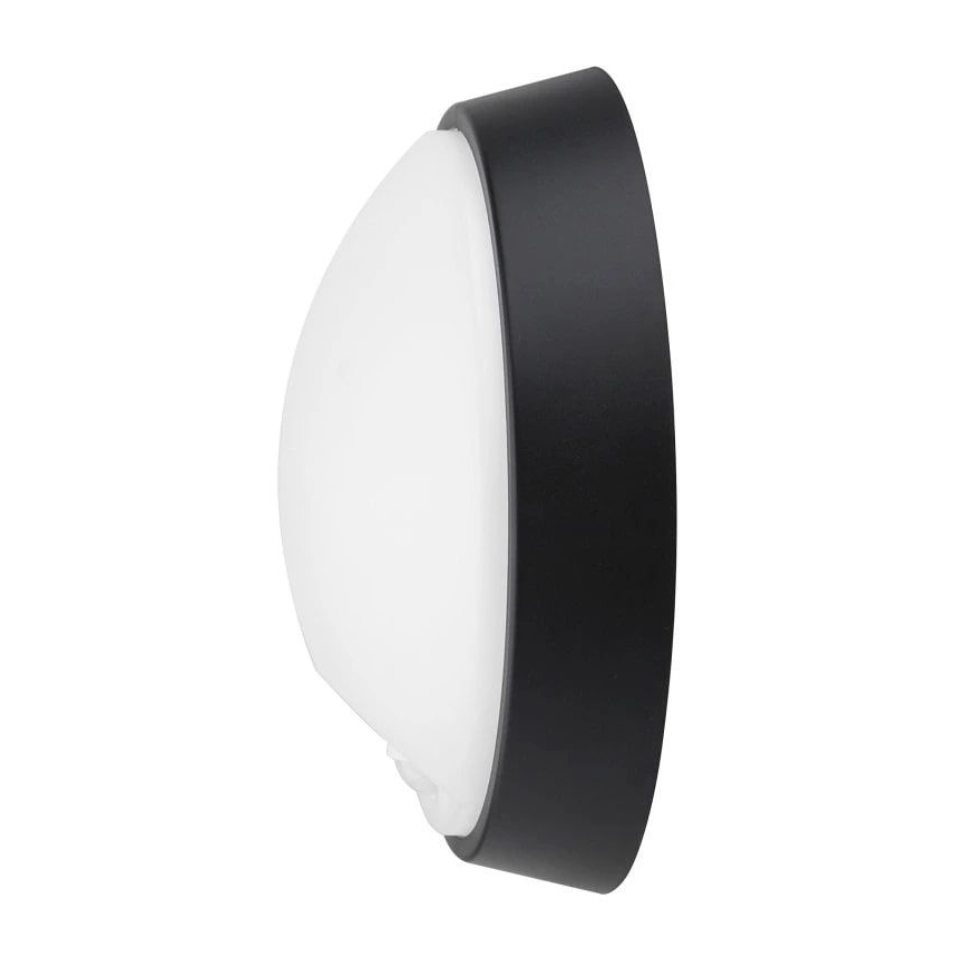 LED Zidno spoljašnje osvetljenje sa senzorom LED/12W/230V 3000/4000/6500K IP65 crno