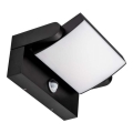 LED Zidno spoljašnje osvetljenje sa senzorom LED/17W/230V 4000K IP65 crno