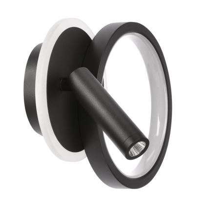 LED zidno spot svetlo MONET LED/16W/230V crna