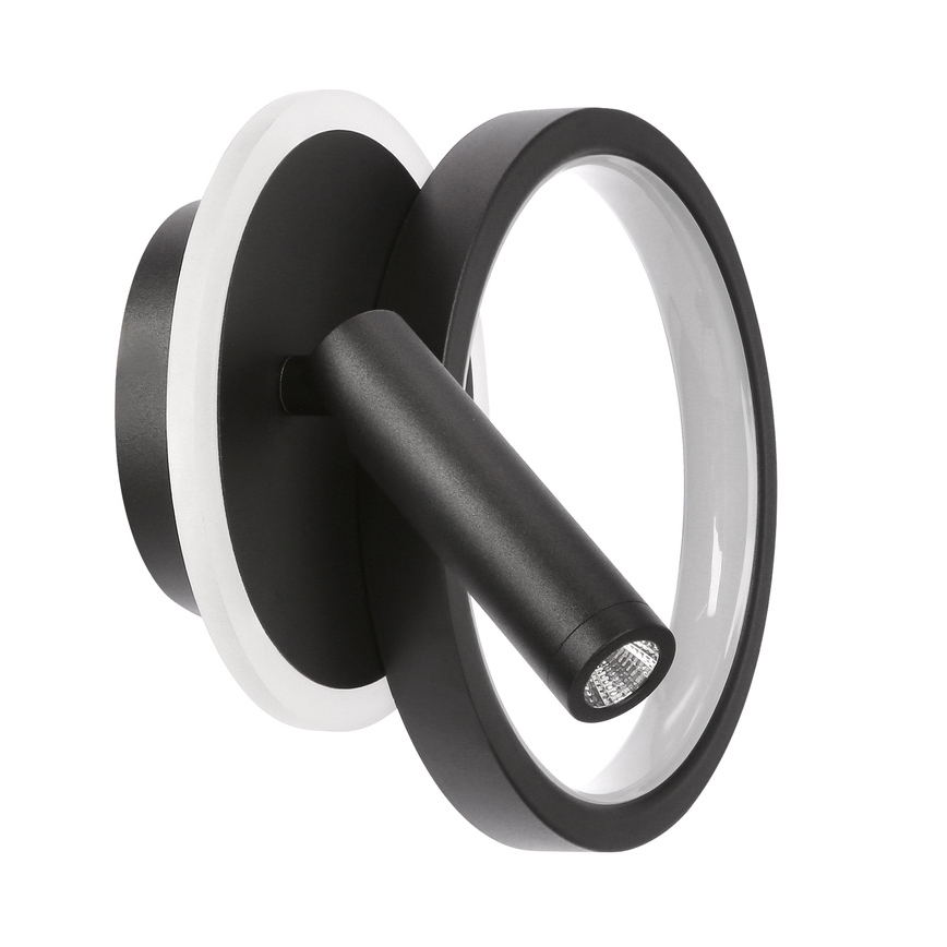 LED zidno spot svetlo MONET LED/16W/230V crna