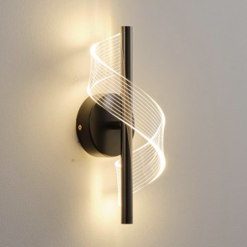 LED zidno svetlo SILK LED/8W/230V 3000K crna