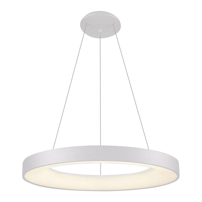 LED2 - LED luster na sajli BELLA LED/50W/230V 3000K pr. 60 cm bela