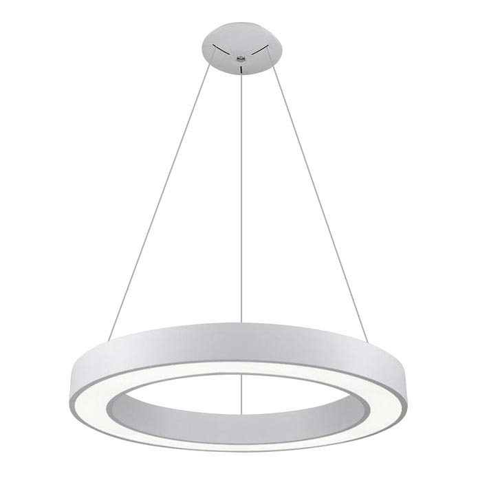 LED2 - LED luster na sajli SATURN LED/50W/230V 3000K pr. 60 cm bela