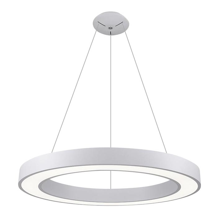LED2 - LED luster na sajli SATURN LED/80W/230V 3000K pr. 80 cm bela