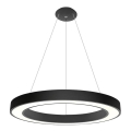 LED2 - LED luster na sajli SATURN LED/80W/230V 3000K pr. 80 cm crno
