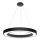 LED2 - LED luster na sajli SATURN LED/80W/230V 3000K pr. 80 cm crno
