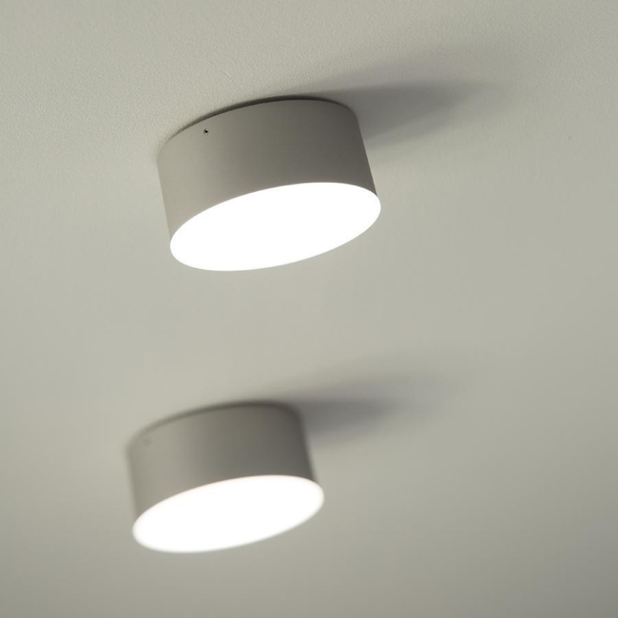 LED2 - LED Plafonjera BUTTON LED/17W/230V srebrno