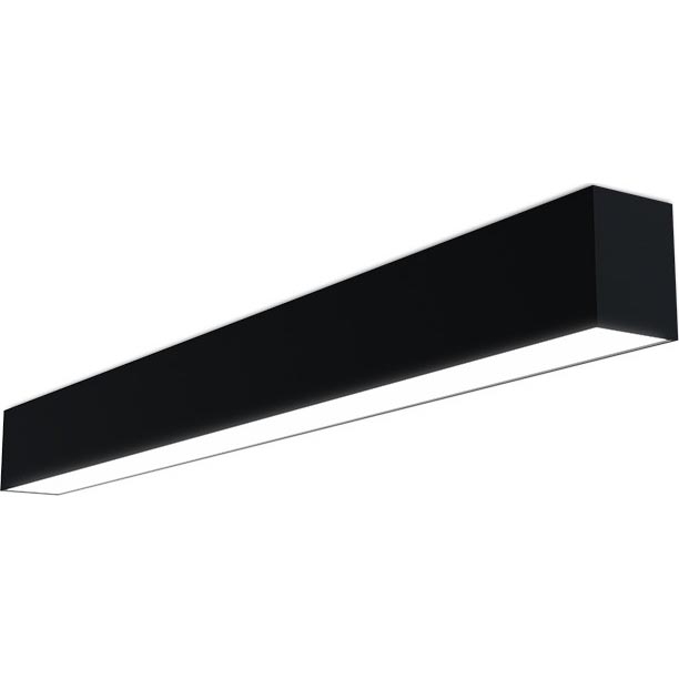 LED2 - LED Plafonjera LINO LED/24W/230V 3000K/3500K/4000K crno 90 cm