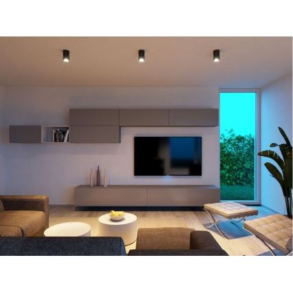 LED2 - LED Plafonjera TUBUS LED/9W/230V crno