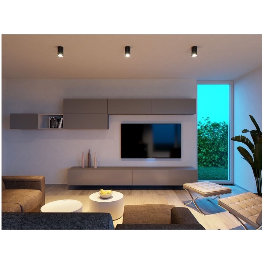 LED2 - LED Plafonjera TUBUS LED/9W/230V crno