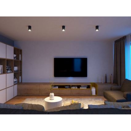 LED2 - LED Plafonjera TUBUS LED/9W/230V crno