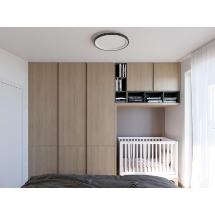 LED2 - LED plafonsko svetlo BELLA LED/48W/230V 3000K/4000K crno