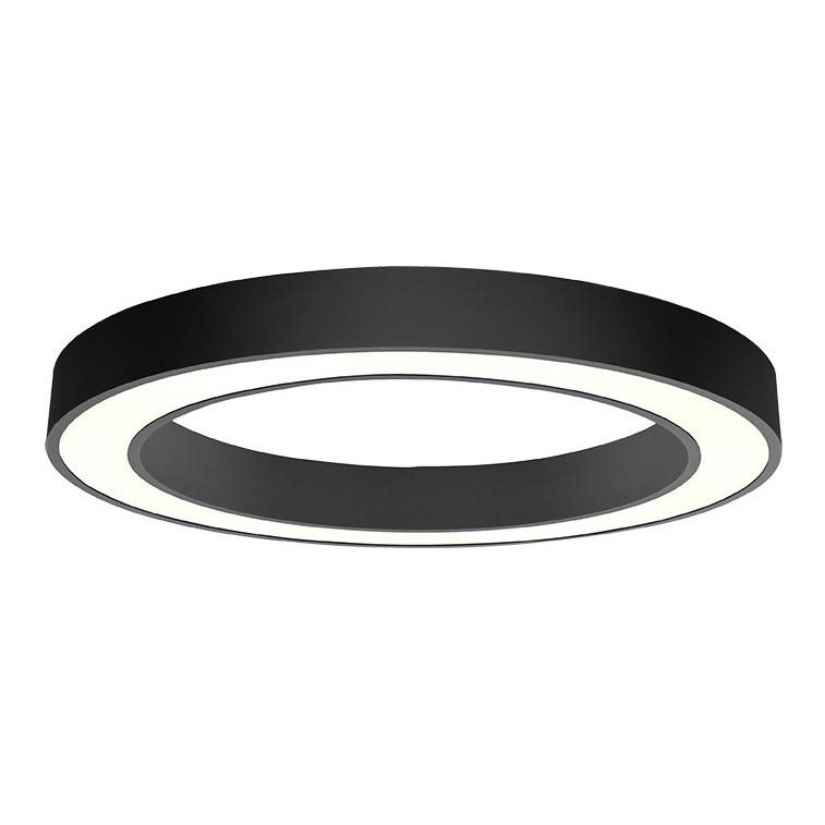 LED2 - LED Prigušiva plafonjera SATURN LED/50W/230V 3000K/4000K crno