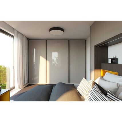 LED2 - LED prigušiva plafonska svetiljka MONO LED/100W/230V 3000K/4000K crna