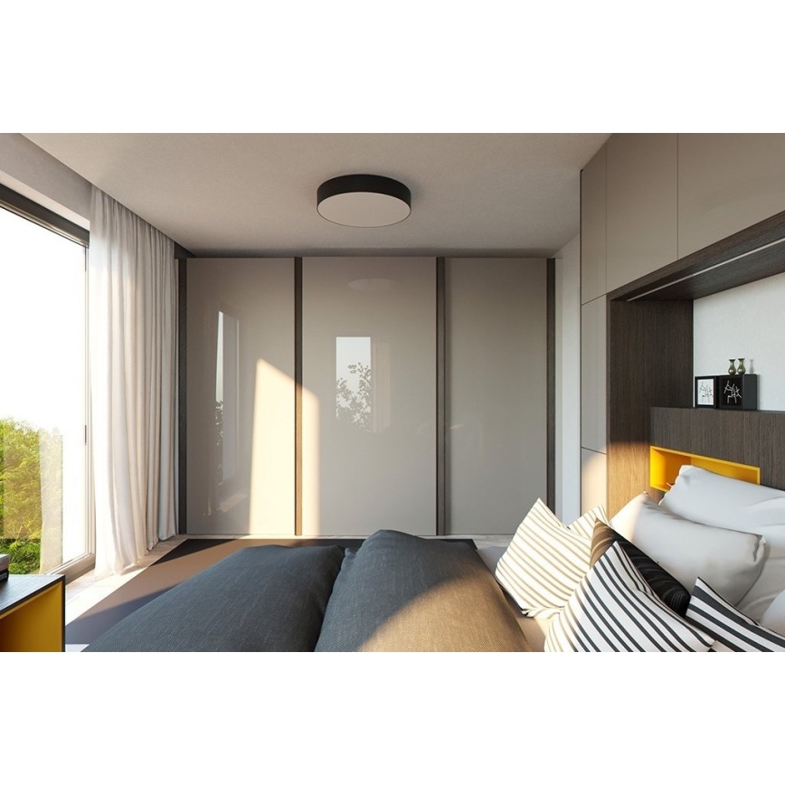 LED2 - LED prigušiva plafonska svetiljka MONO LED/100W/230V 3000K/4000K crna