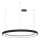 LED2 - LED Prigušivi luster na sajli BELLA LED/80W/230V 3000K/4000K crno