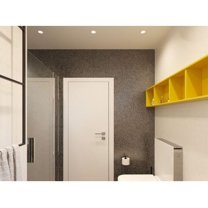 LED2 - LED Reflektorska uvučena lampa RAY LED/10W/230V bela IP44