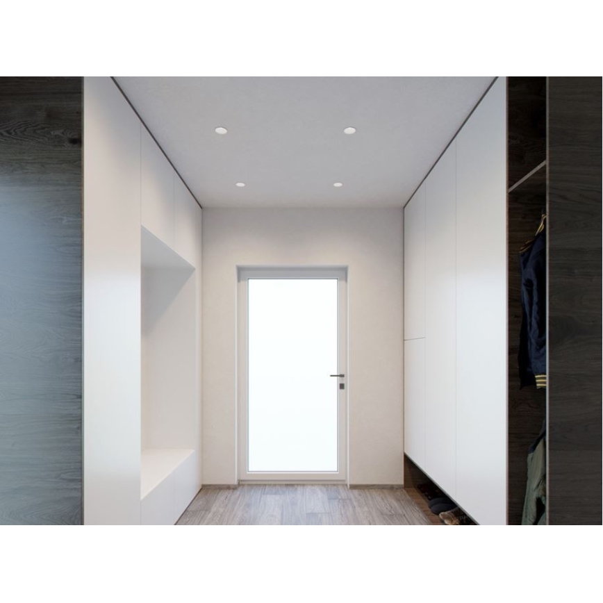 LED2 - LED Reflektorska uvučena lampa RAY LED/10W/230V bela IP44