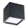 LED2 - LED Spoljašnja plafonjera CUBE LED/12W/230V antracit IP54
