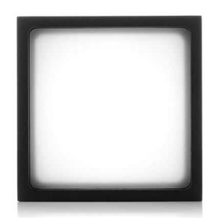 LED2 - LED Spoljašnja plafonjera CUBE LED/12W/230V antracit IP54