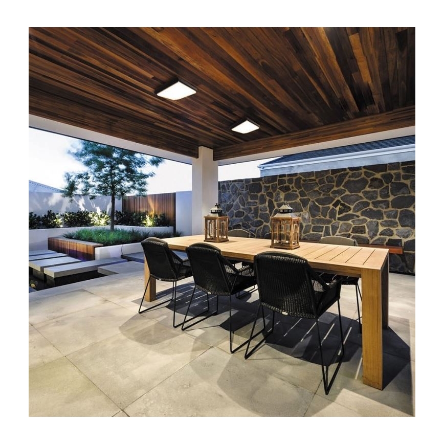 LED2 - LED Spoljašnja plafonjera QUADO LED/10W/230V antracit IP54