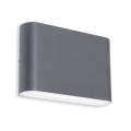 LED2 - LED spoljašnje zidno svetlo FLAT 2xLED/3W/230V IP65 3000K/4000K/5700K antracit