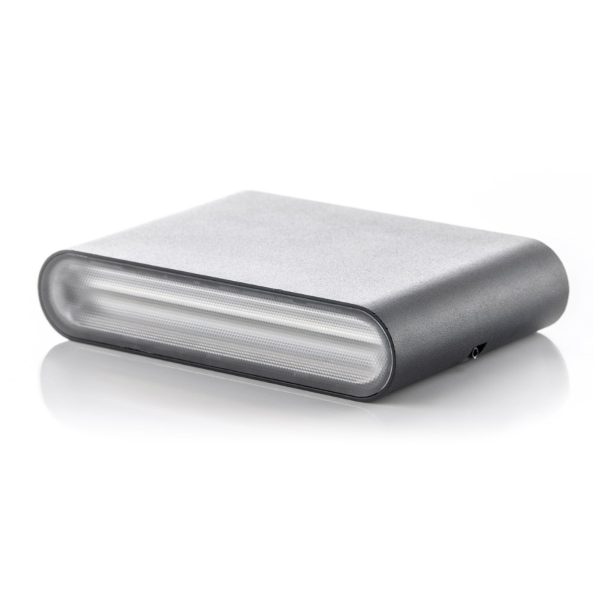 LED2 - LED spoljašnje zidno svetlo FLAT 2xLED/3W/230V IP65 3000K/4000K/5700K antracit