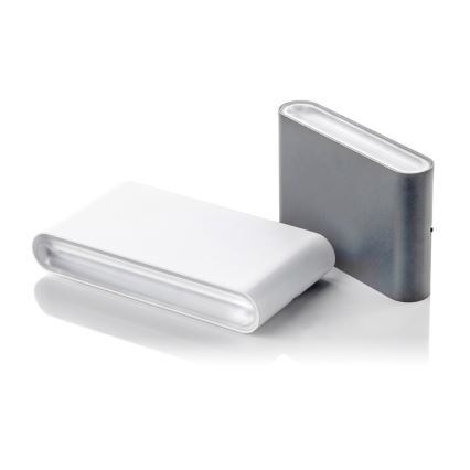 LED2 - LED spoljašnje zidno svetlo FLAT 2xLED/3W/230V IP65 3000K/4000K/5700K antracit