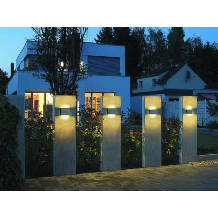 LED2 - LED spoljašnje zidno svetlo FLAT 2xLED/5W/230V IP65