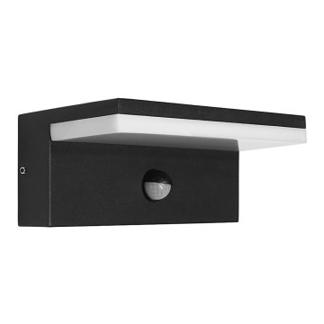 LED2 - LED Spoljašnje zidno svetlo sa senzorom HUGO LED/9W/230V IP54 3000K/4000K