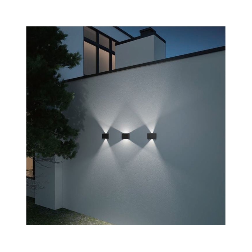 LED2 - LED Spoljna zidna lampa BLADE 2xLED/12W/230V IP54
