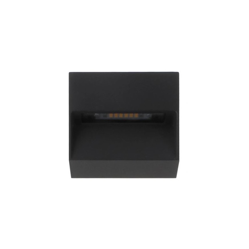 LED2 - LED Spoljna zidna lampa STEP ON LED/3W/230V antracit  IP54