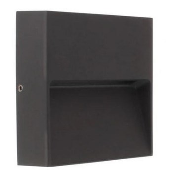 LED2 - LED spoljno zidno svetlo STEP ON LED/3W/230V antracit  IP54