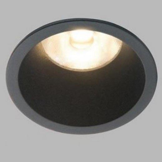 LED2 - LED Ugradbena lampa za kupatilo RAY LED/10W/230V crno IP44