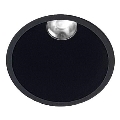 LED2 - LED Ugradbena lampa za kupatilo ZERO LED/10W/230V 3000K CRI 95 IP43 crno pr. 10,9 cm
