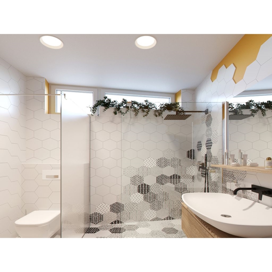 LED2 - LED Ugradbena lampa za kupatilo ZETA LED/25W/230V 3000K IP44