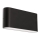 LED2 - Spoljašnje LED zidno svetlo FLAT 2xLED/5W/230V IP65 3000K/4000K/5700K crno