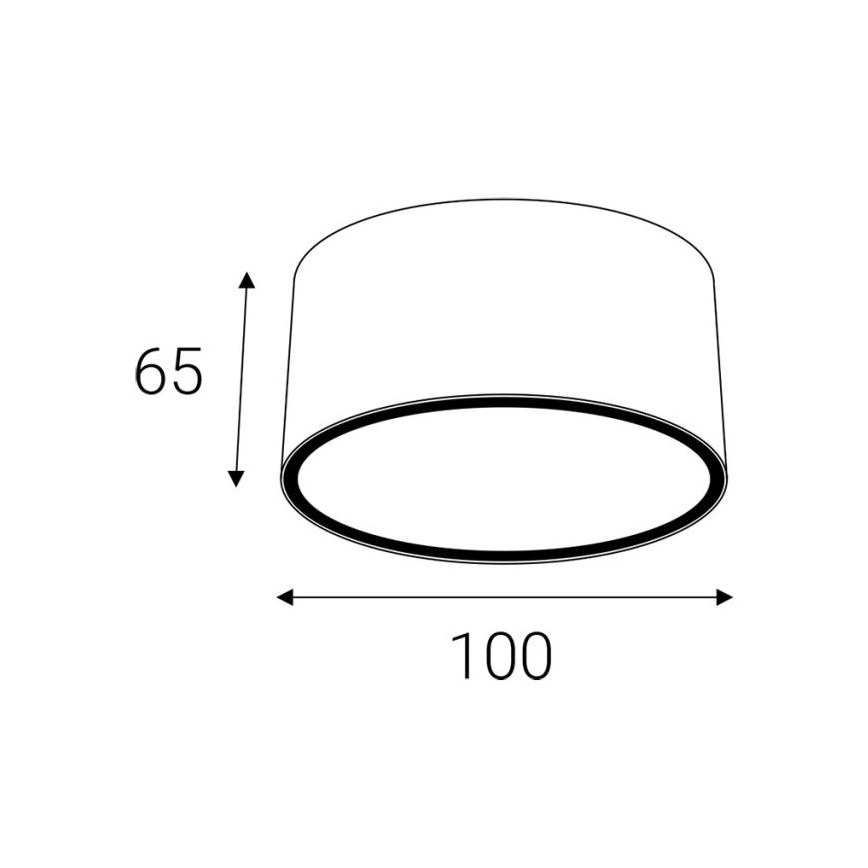 LED2 - Spoljni reflektor MEDO 1xGX53/11W/230V beli IP54