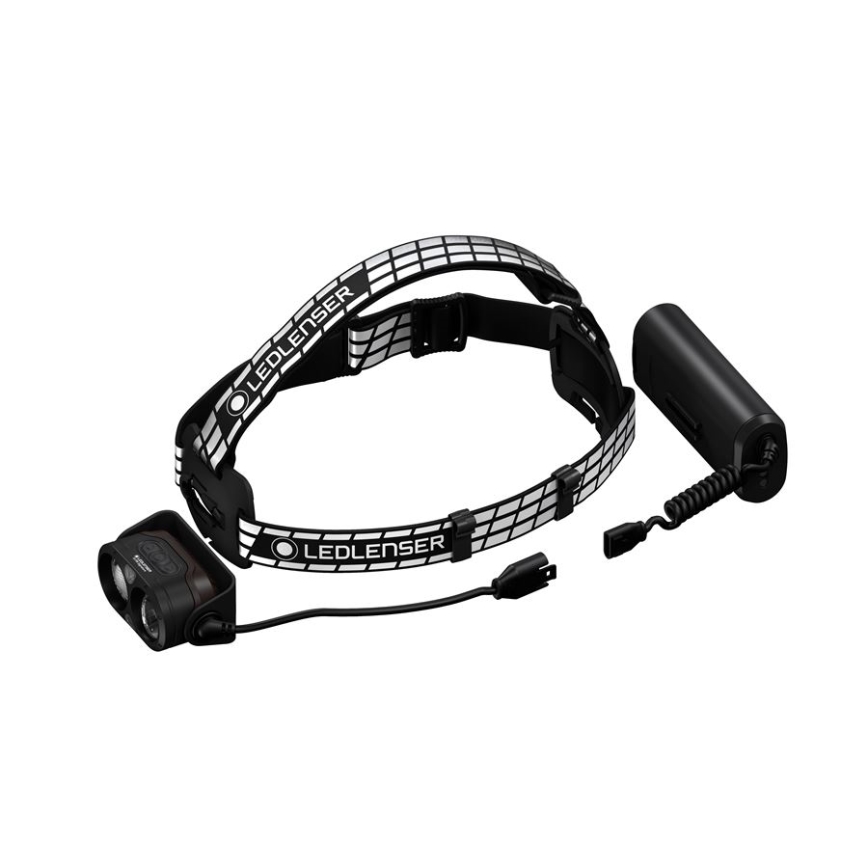 Ledlenser H19R SIGNATURE - LED prigušiva punjiva čelna lampa LED/4800 mAh IP68 4000 lm 20 h crna