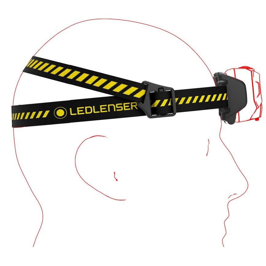 Ledlenser HF6R Work - LED prigušiva punjiva čeona lampa LED/2000 mAh IP68 800 lm 60 h crna