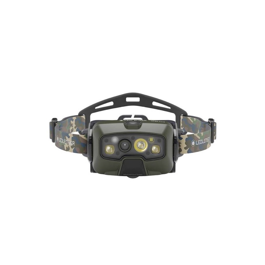 Ledlenser HF8R Core RGB - LED prigušiva punjiva čelna lampa LED/3700 mAh IP68 1600 lm 90h zelena