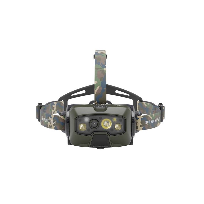 Ledlenser HF8R Core RGB - LED prigušiva punjiva čelna lampa LED/3700 mAh IP68 1600 lm 90h zelena